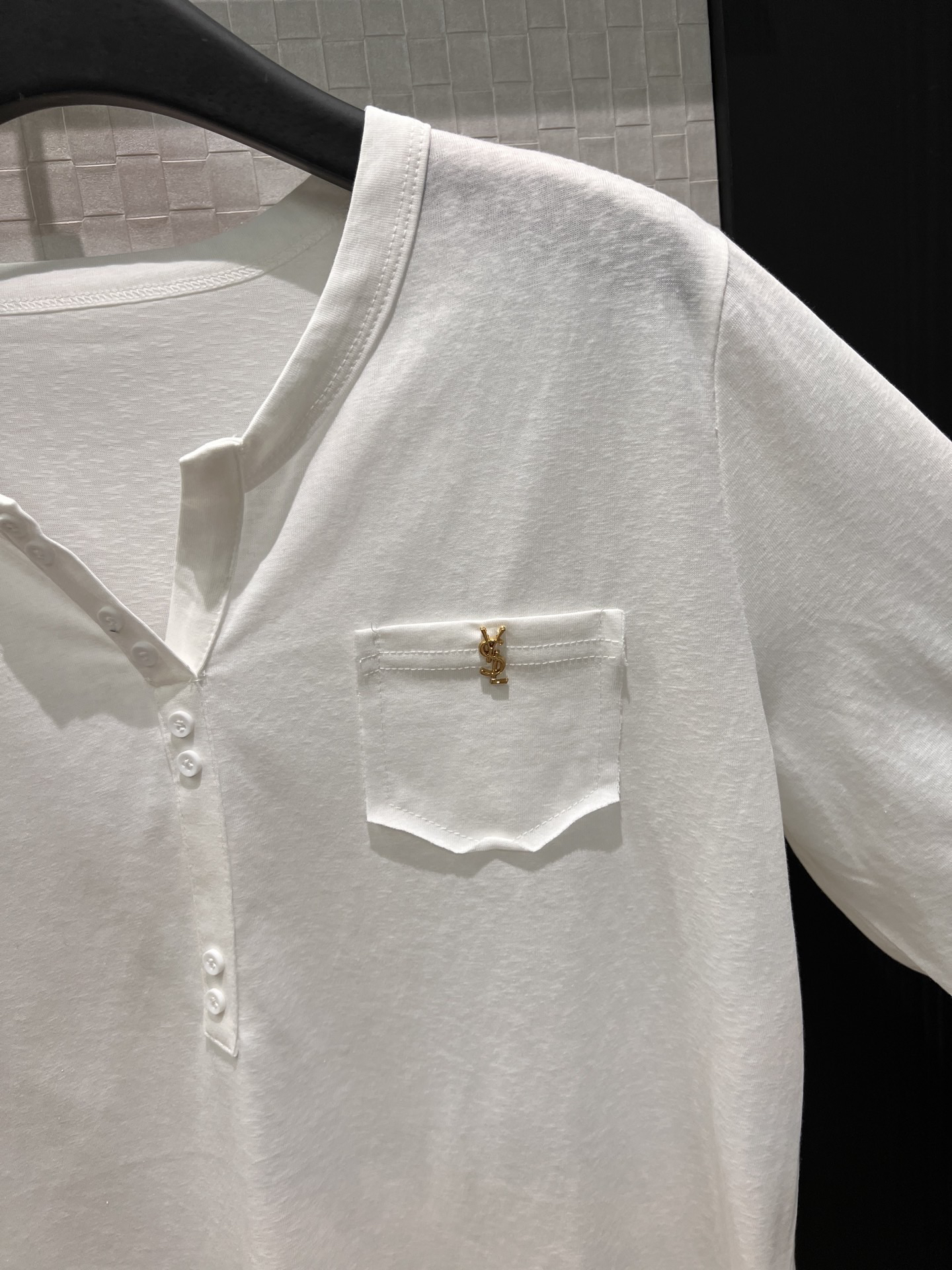 [TOP] Yves Saint Laurent YSL Shirt - White