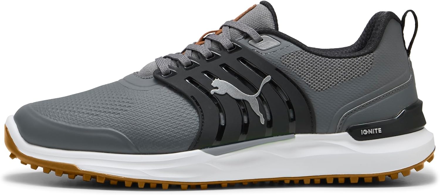 PUMA Mens Ignite Elevate 2 Golf Sneakers Shoes - White