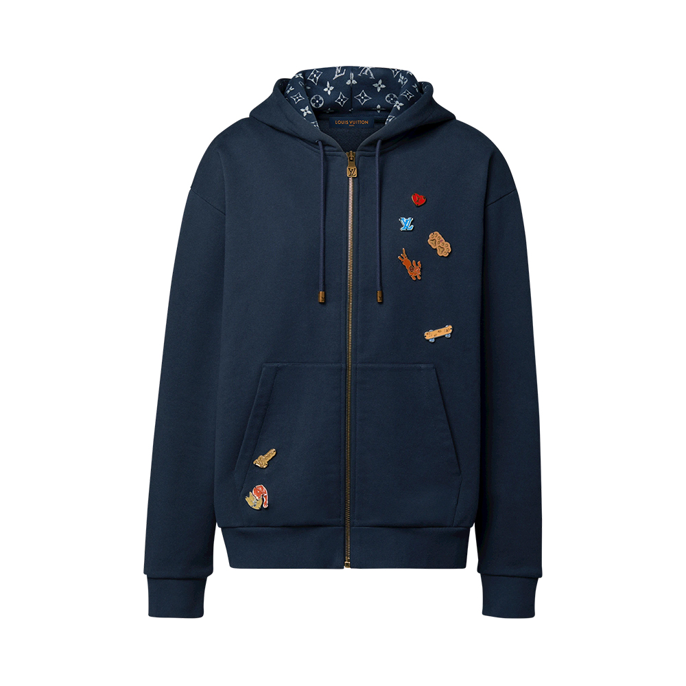 Louis Vuitton Clothing LOUIS VUITTON CVD Zip Hoodie #394498 | Nigo Office