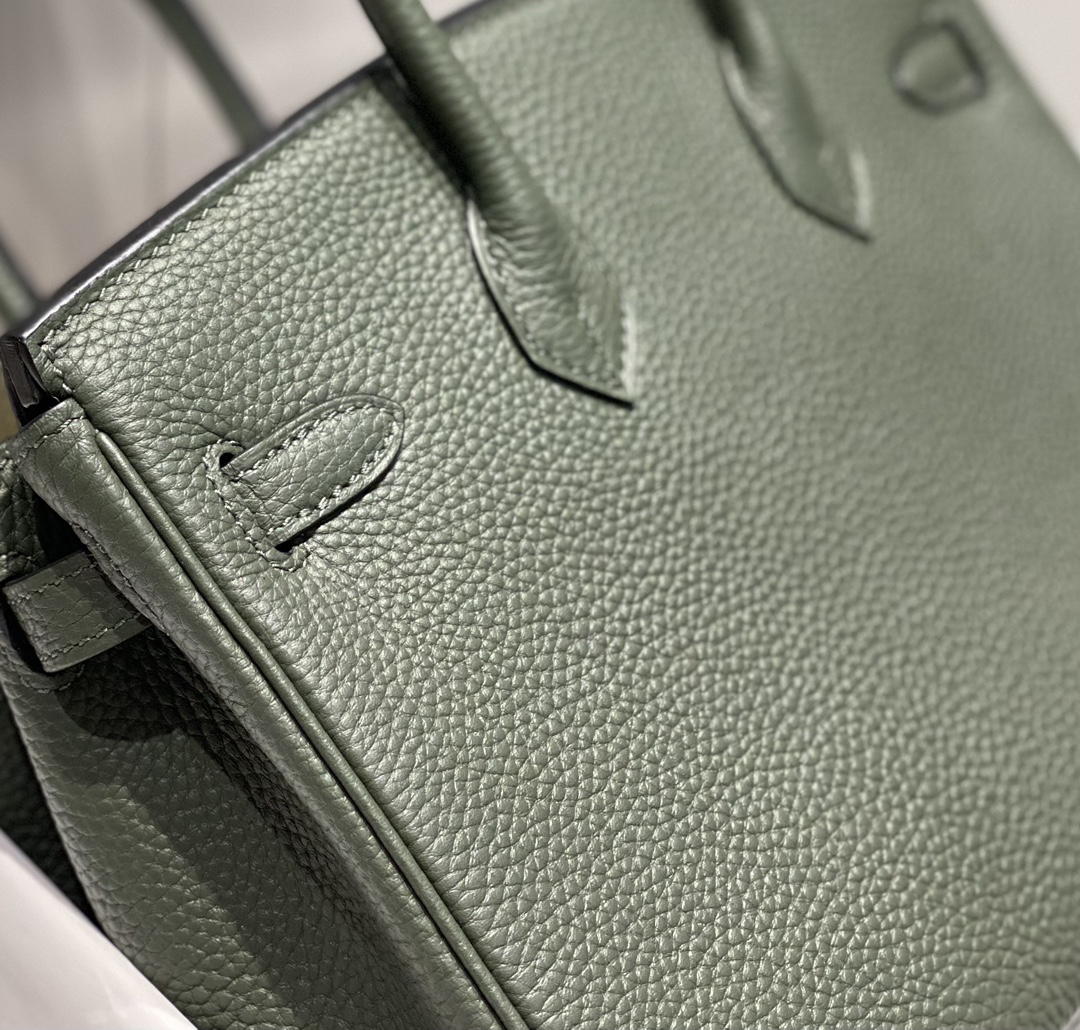 [TOP] HERMES Birkin Togo Leather 25cm - Vert Amande & GHW