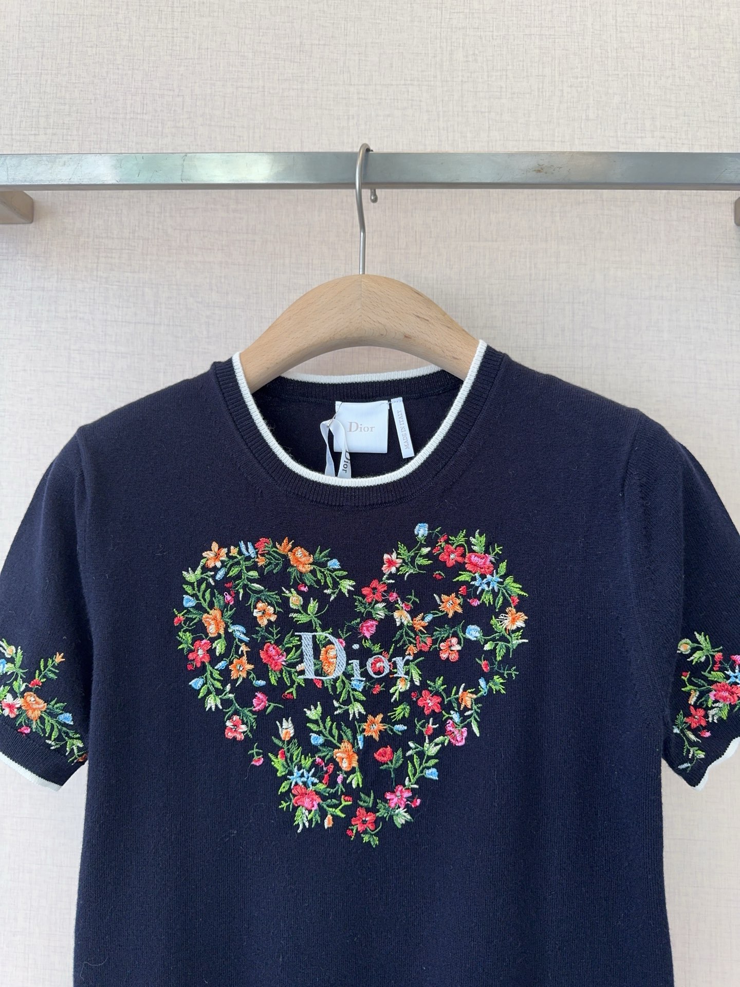 [TOP] Christian Dior Knit Top - Black - 711 Luxury