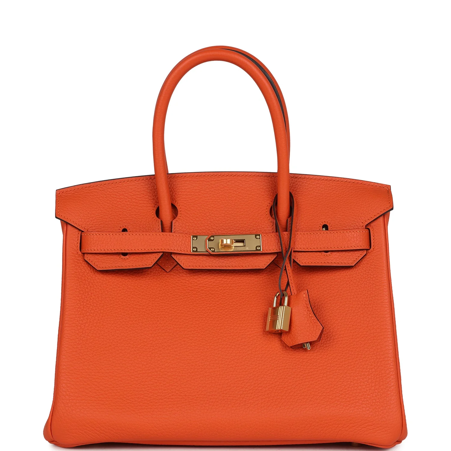 Hermes BirkinFeu Togo Gold Hardware