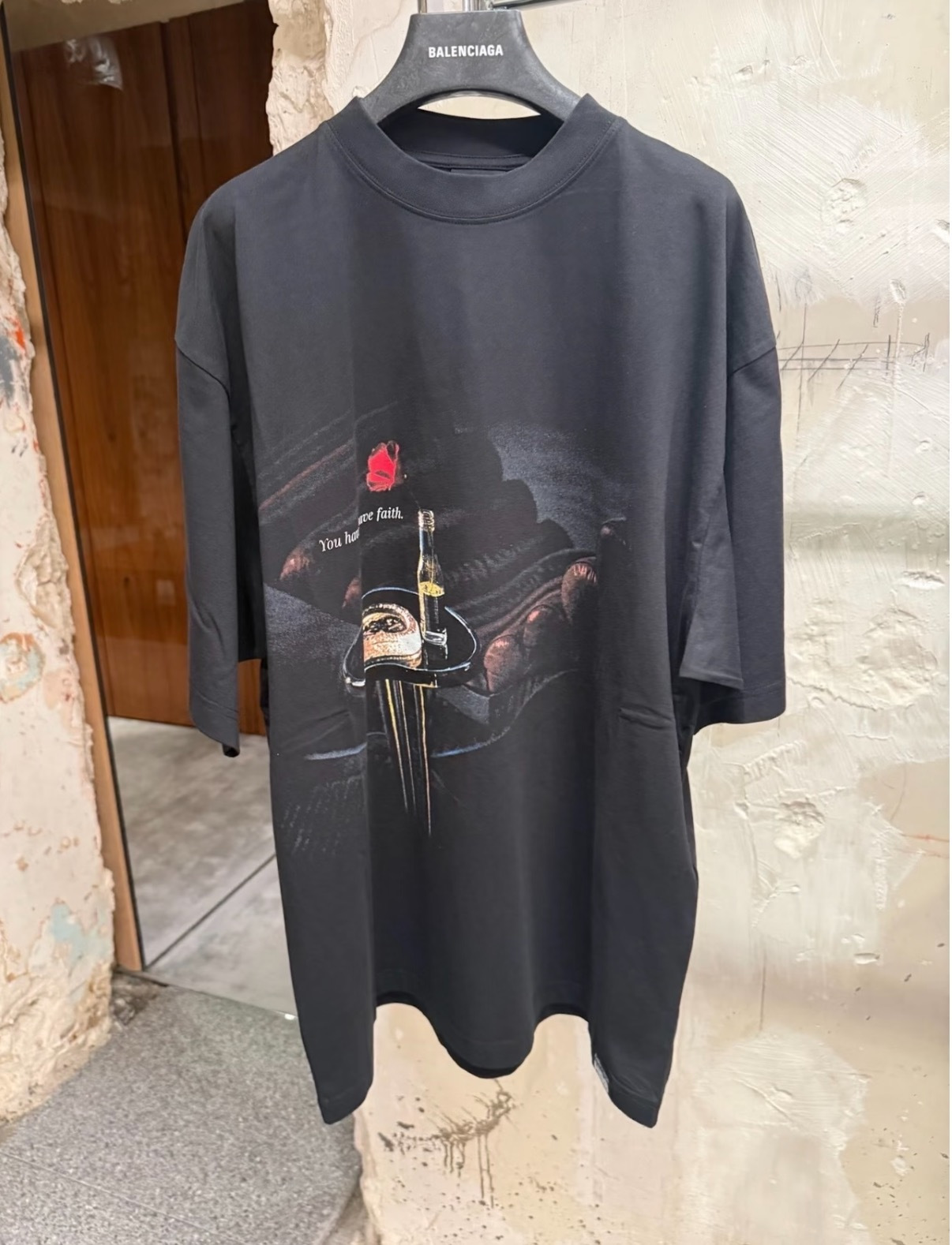 Balenciaga Clothing Balenciaga x HBO Top-Quality Version Psychedelic Print T-Shirt #381262 View 2 | Nigo Office