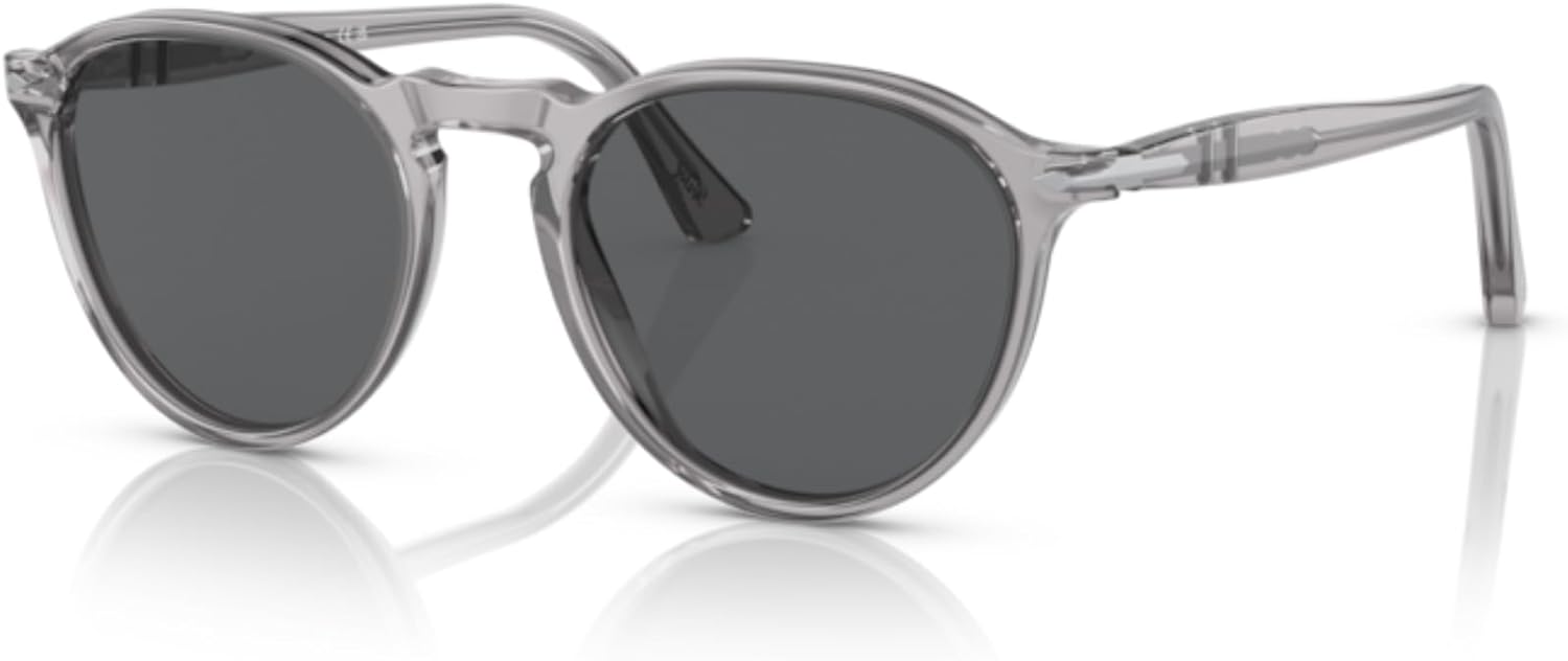 Persol PO3286S Round Sunglasses for Men for Women +BUNDLE with ACCESSORY EYEWEAR KIT