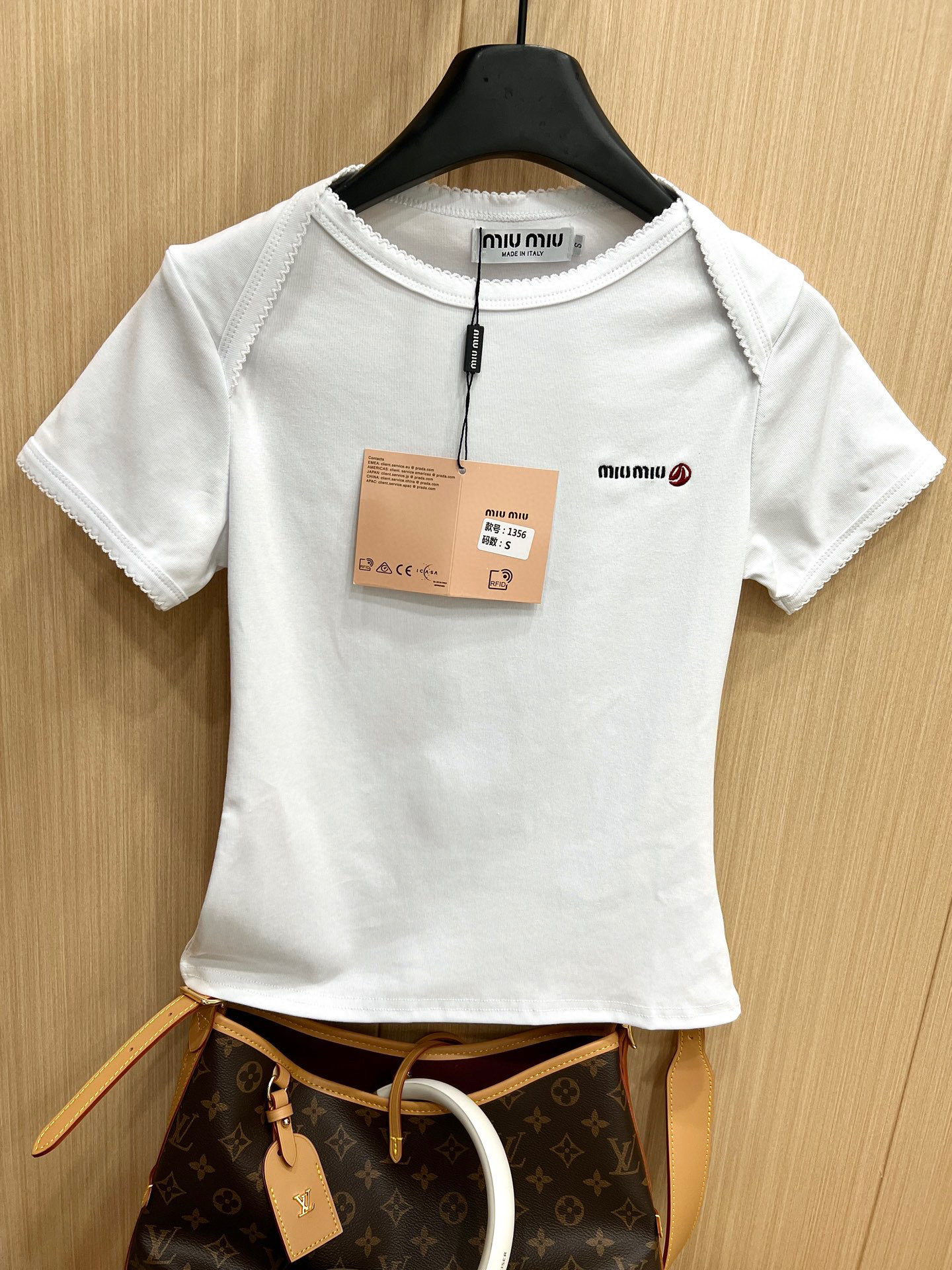 [TOP] Miu Miu T-Shirt - White