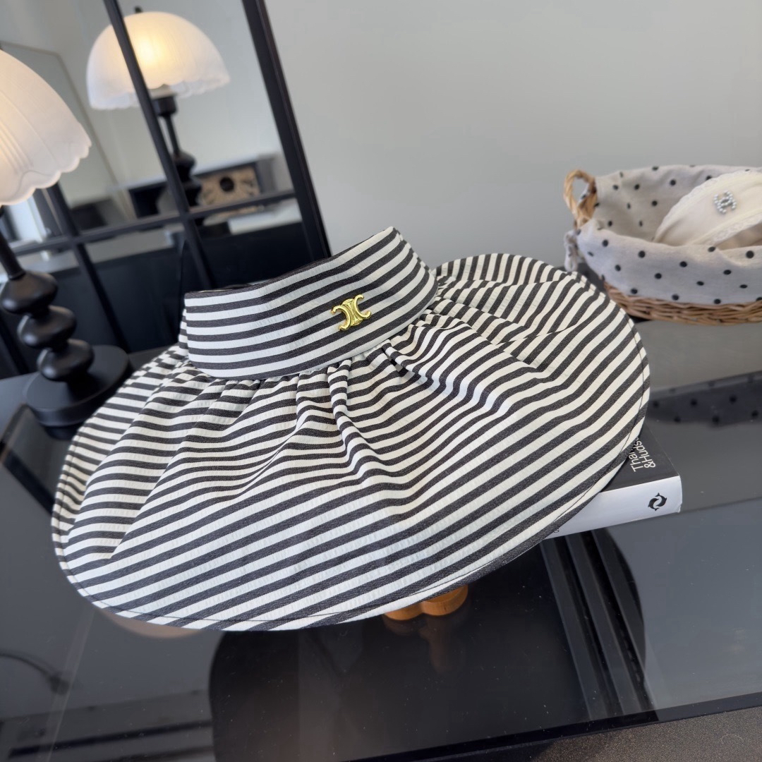[TOP] CELINE  Open-brim Hat - Blue - 711 Luxury