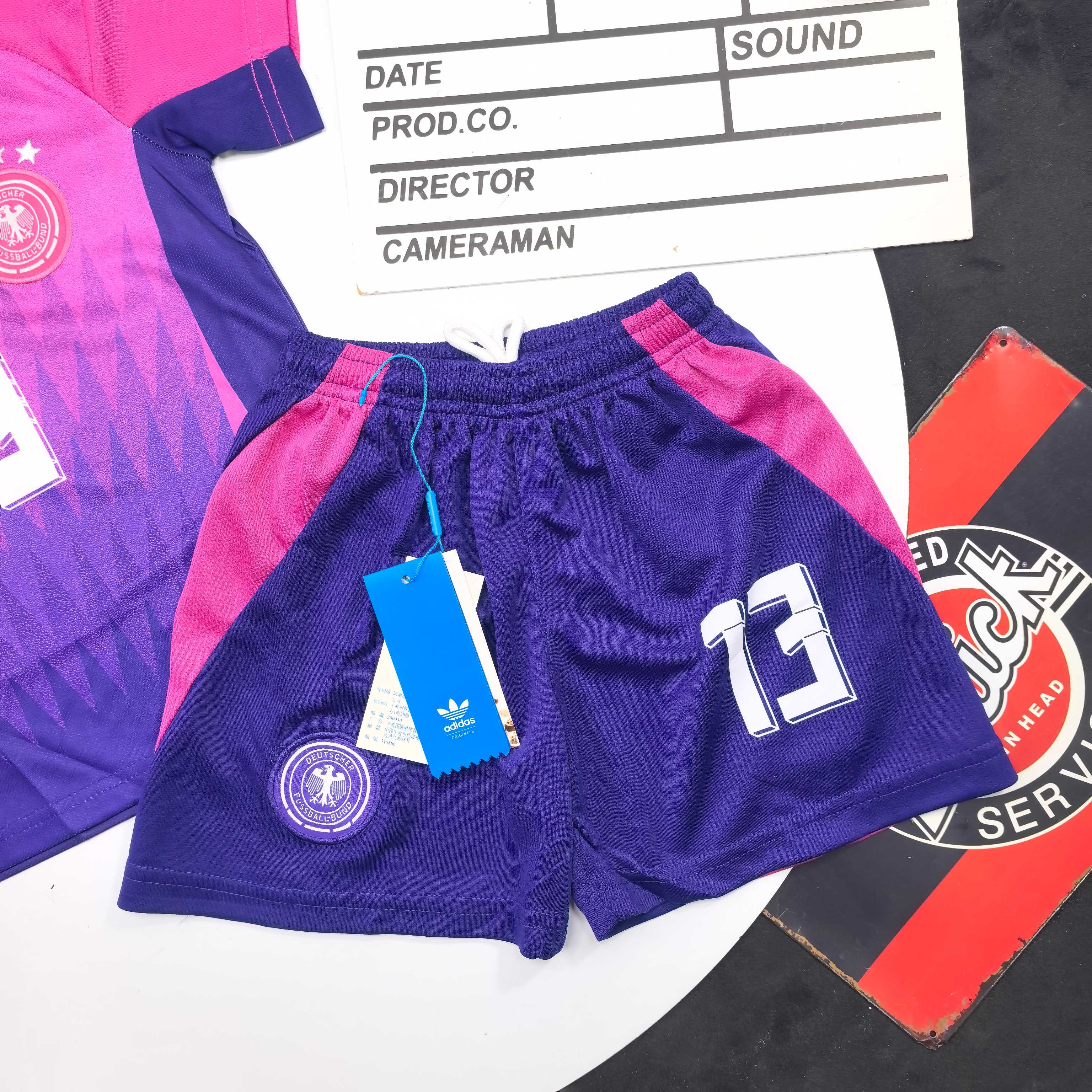 Adidas Kids Germany National Team Football Kit For Boys Girls Muller No.13 Jersey & Shorts Full Original Tags Sizes 90-170