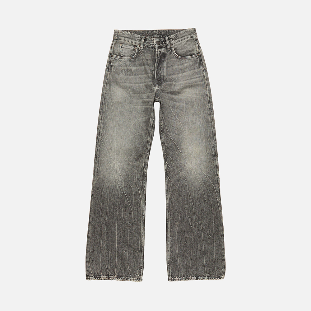 Acne Studios black Clothing Acne Studios Regular fit jeans Washed Black #394995 | Nigo Office