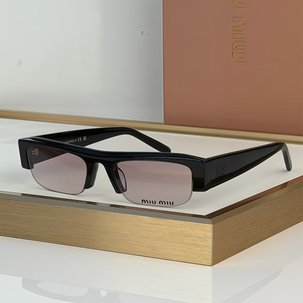 MiuMiu Half Frame Sunglasses