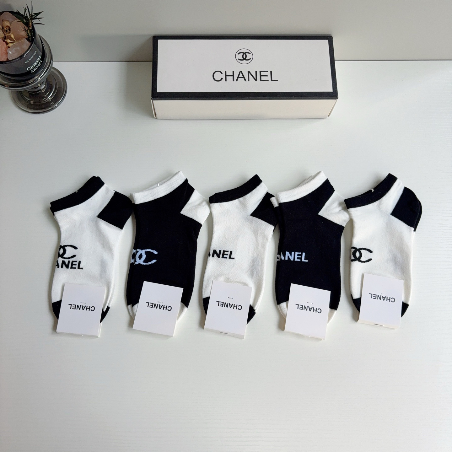 [TOP] CHANEL Socks - 5 Pieces as a Set - 711 Luxury