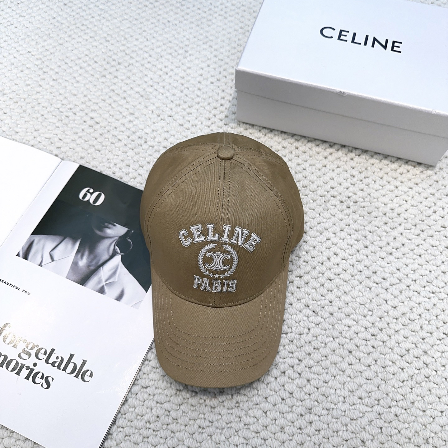 [TOP] CELINE Hat - Brown - 711 Luxury