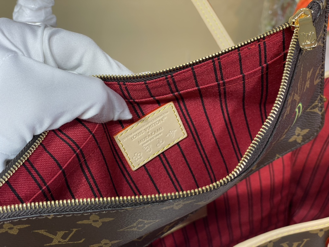 [TOP] Louis Vuitton LV Neverful Bag Monogram 31x28x14cm - Brown