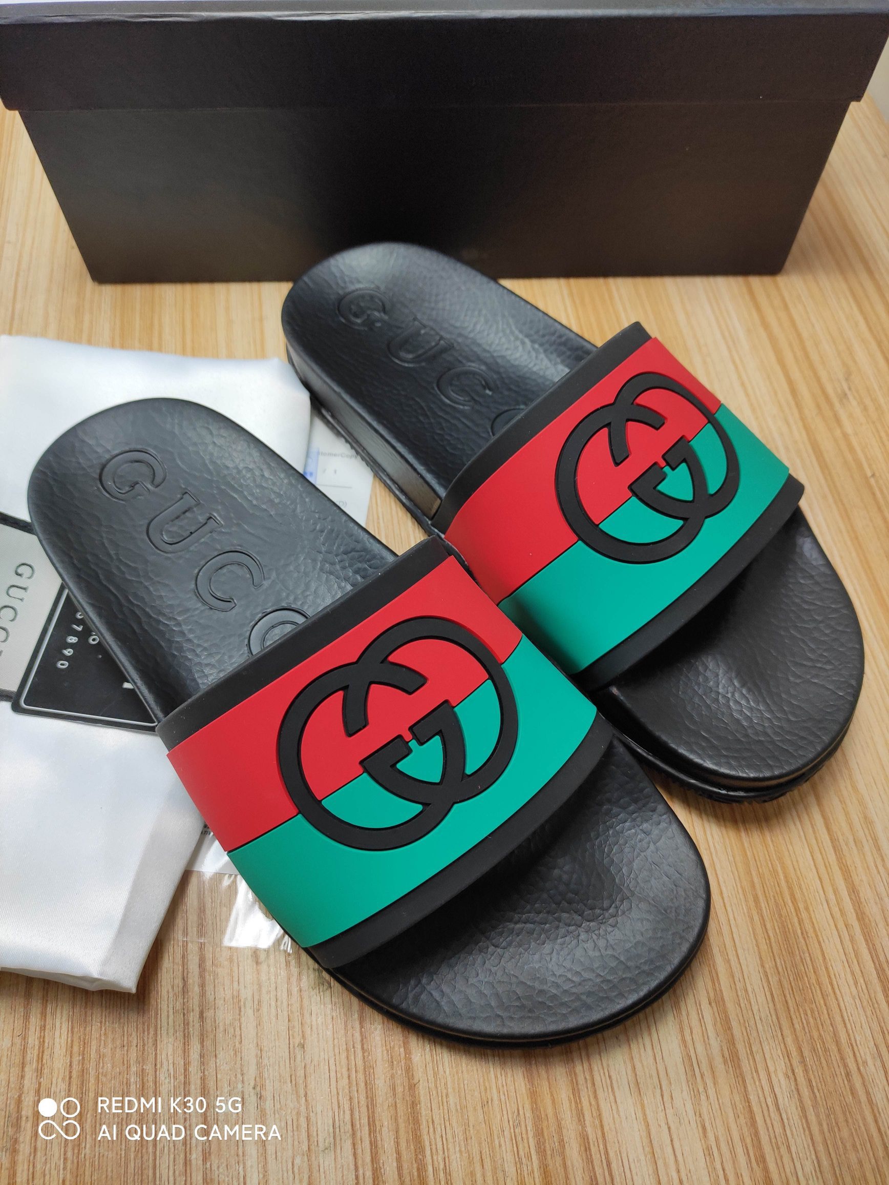 [TOP] Gucci Men's/Women's Slippers - Black - 711 Luxury
