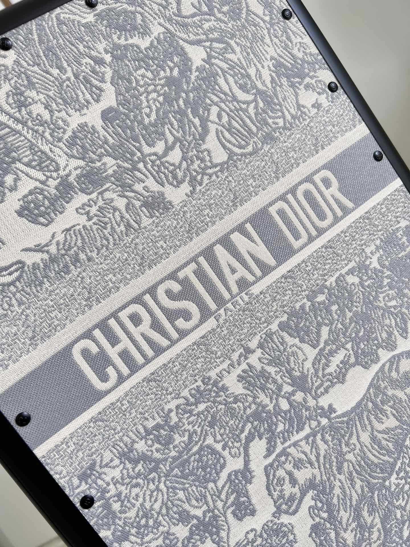 [TOP] Christian Dior Horizon Luggage Box 34-20-55cm - Grey - 711 Luxury