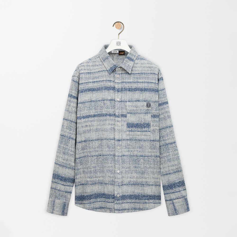 Loewe Clothing LOEWE Shirt and Drawstring Shorts in Denim #388115 View 2 | Nigo Office