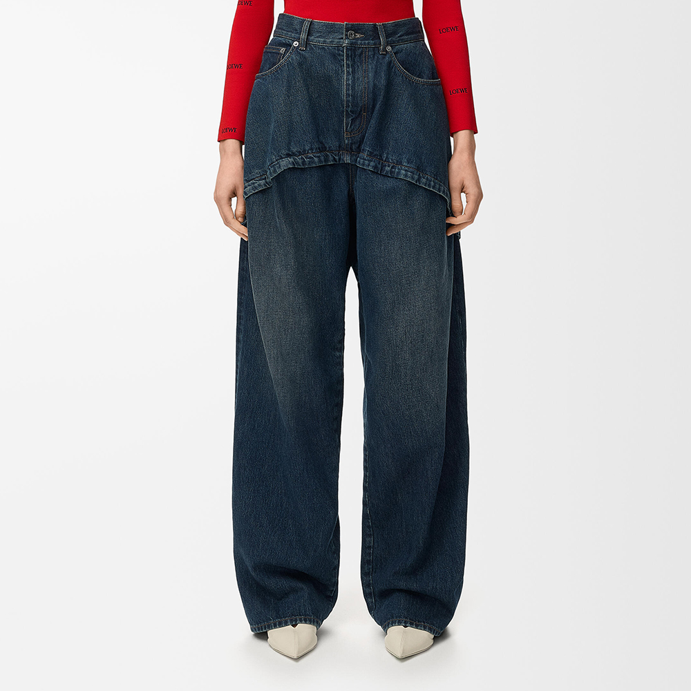 Loewe blue Clothing LOEWE Jeans in Denim Blue #390680 View 2 | Nigo Office