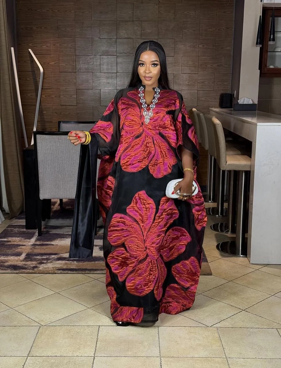 Luxury 3 Piece Brocade Kaftan Set