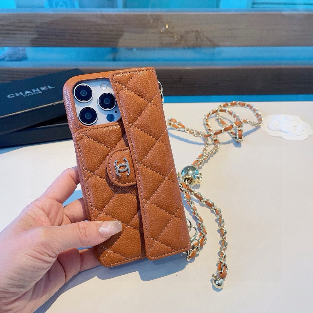 [TOP] CHANEL Phone Case - Brown - 711 Luxury
