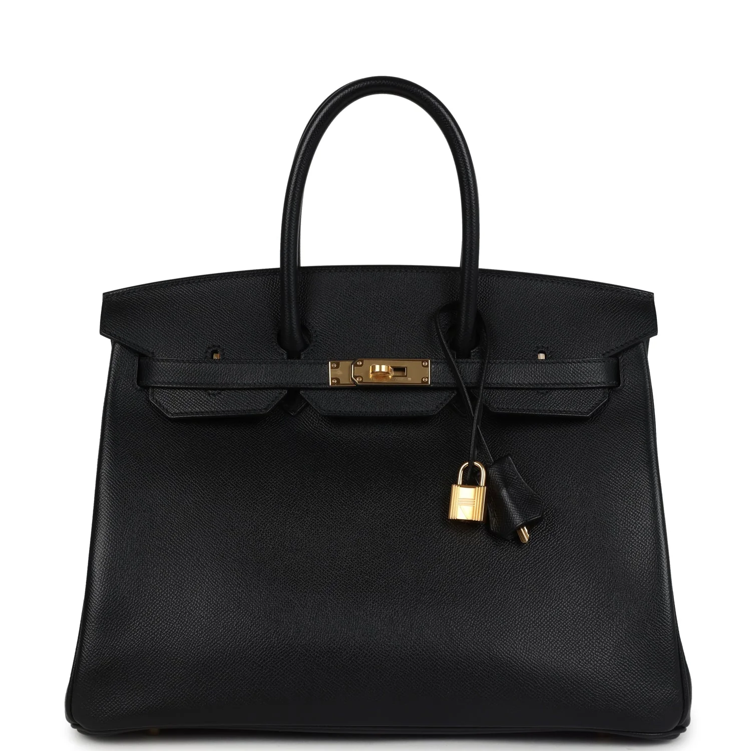 Hermes BirkinBlack Epsom Gold Hardware