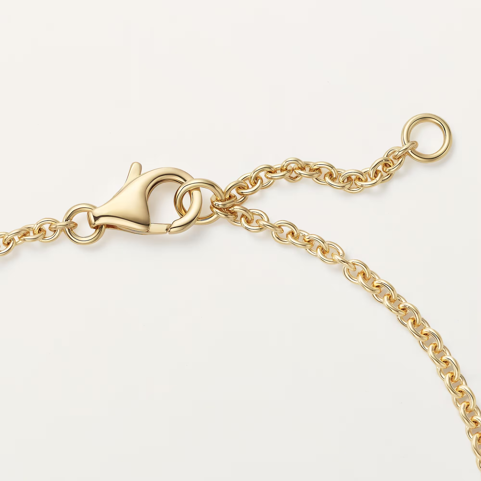 Carty Love Luna Loop Bracelet, Yellow Gold, Chain