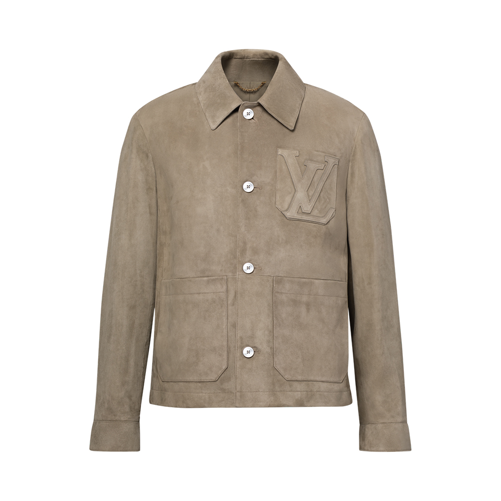 Louis Vuitton Clothing LOUIS VUITTON Light Suede Workwear Jacket #395194 | Nigo Office