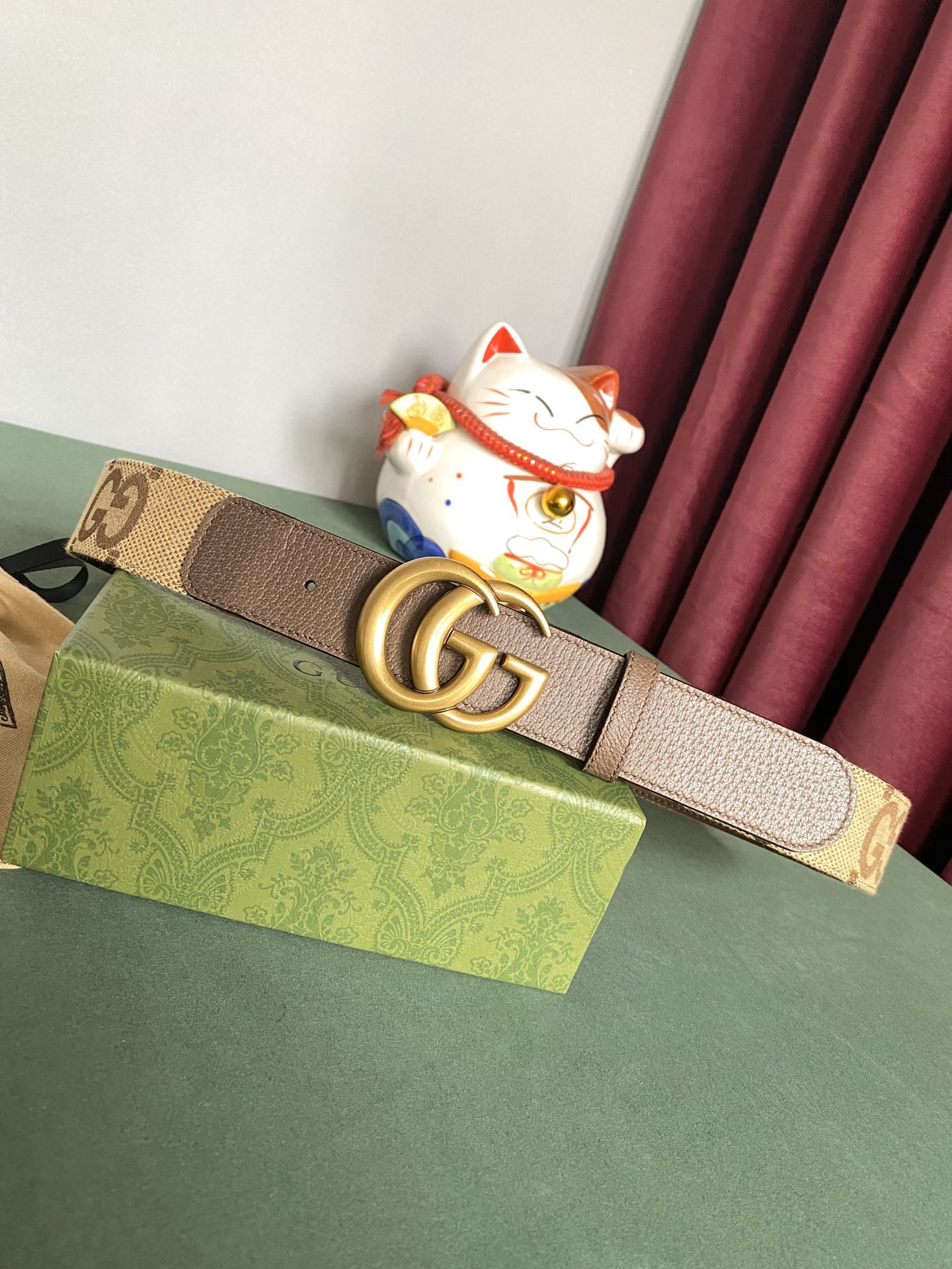 [TOP] GUCCI Belt 4cm - Brown - 711 Luxury