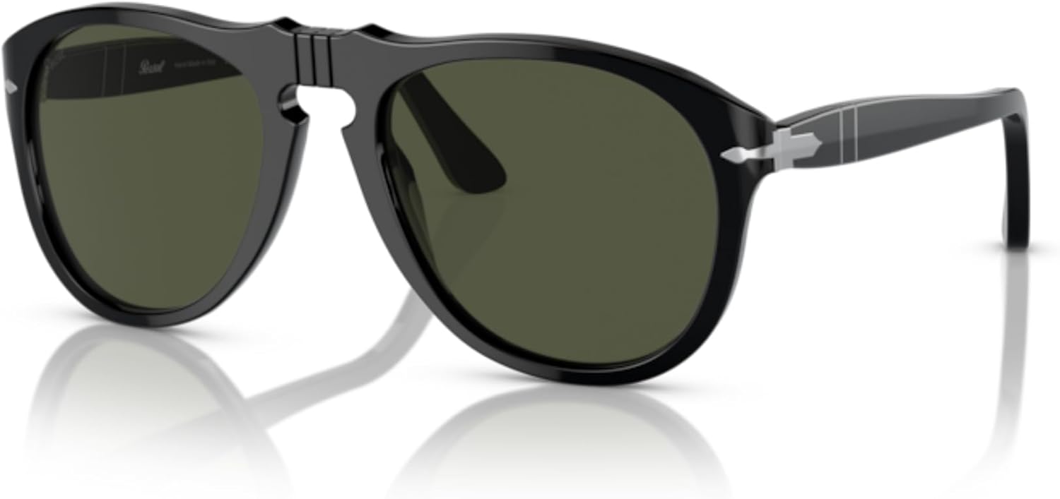 Persol PO0649 Aviator Sunglasses for Men +BUNDLE with ACCESSORY EYEWEAR KIT