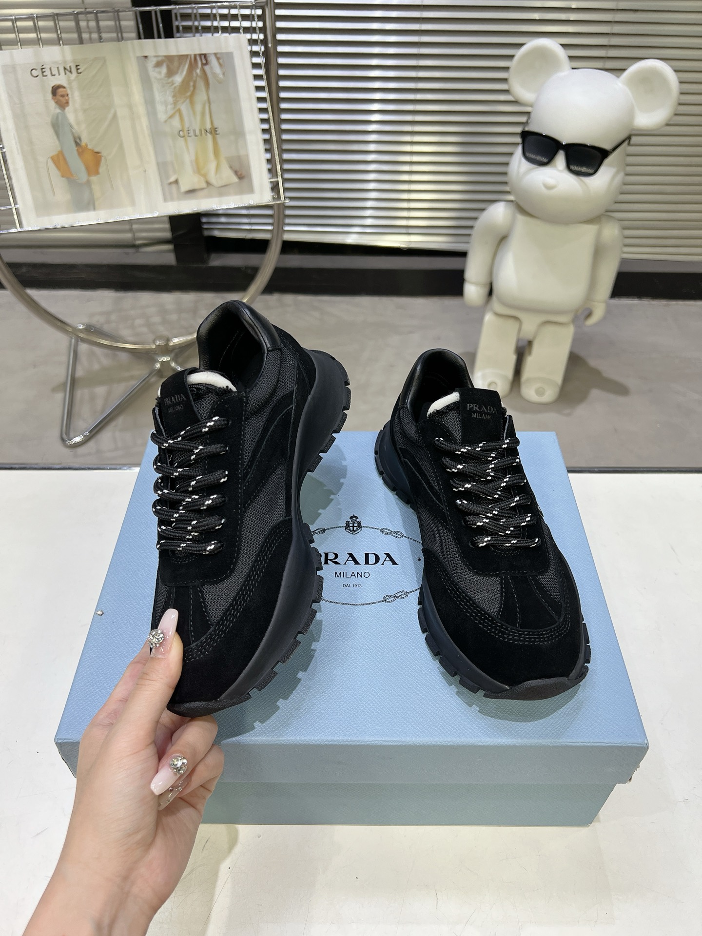 [TOP] PRADA Casual Shoes - Black - 711 Luxury