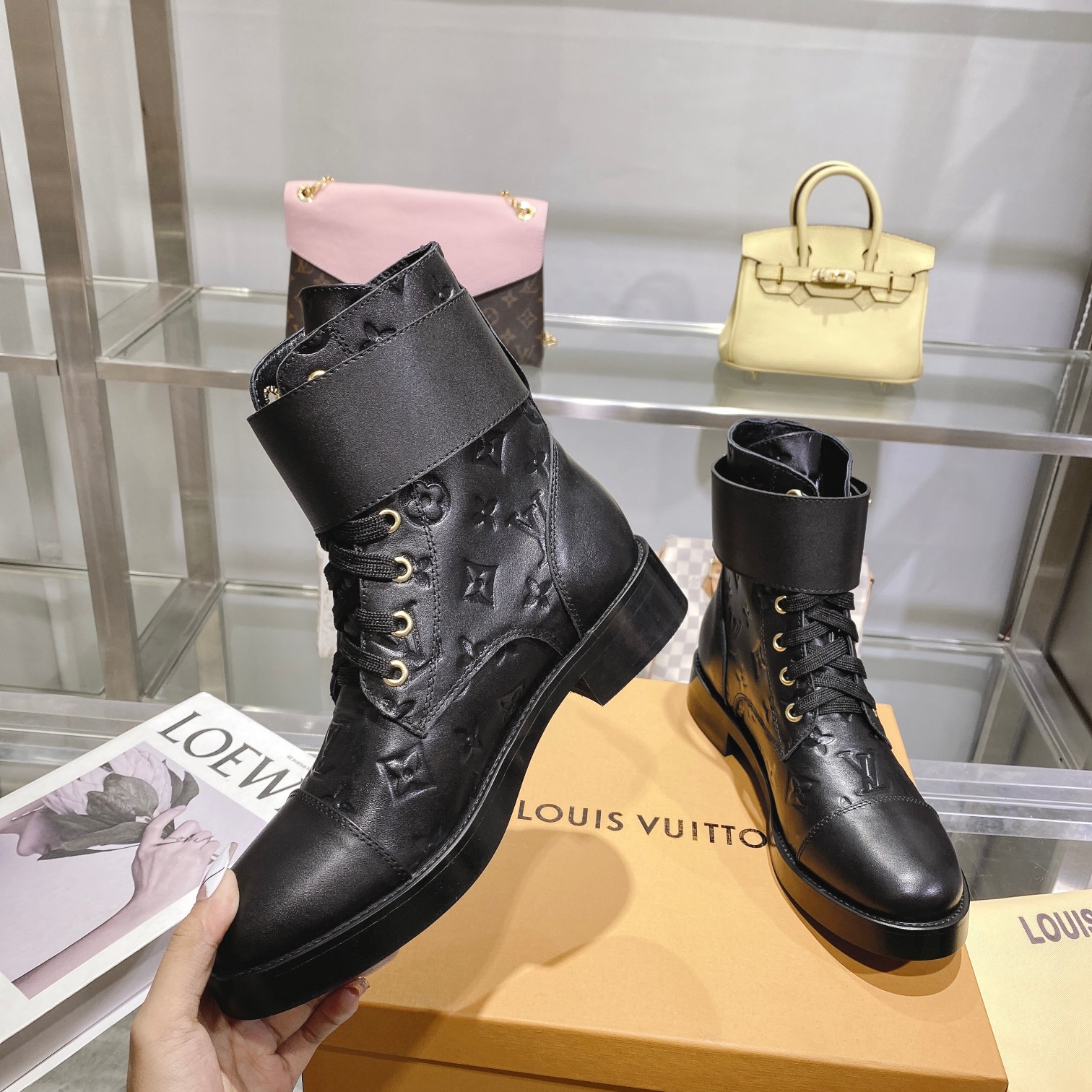 [TOP] Louis Vuitton LV Boots - Black - 711 Luxury