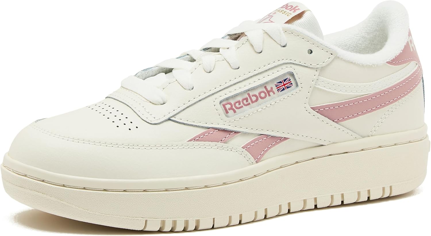 Reebok Womens Club C Double Revenge Platform Tennis Shoes for Women, Fashion Womens Sneakers