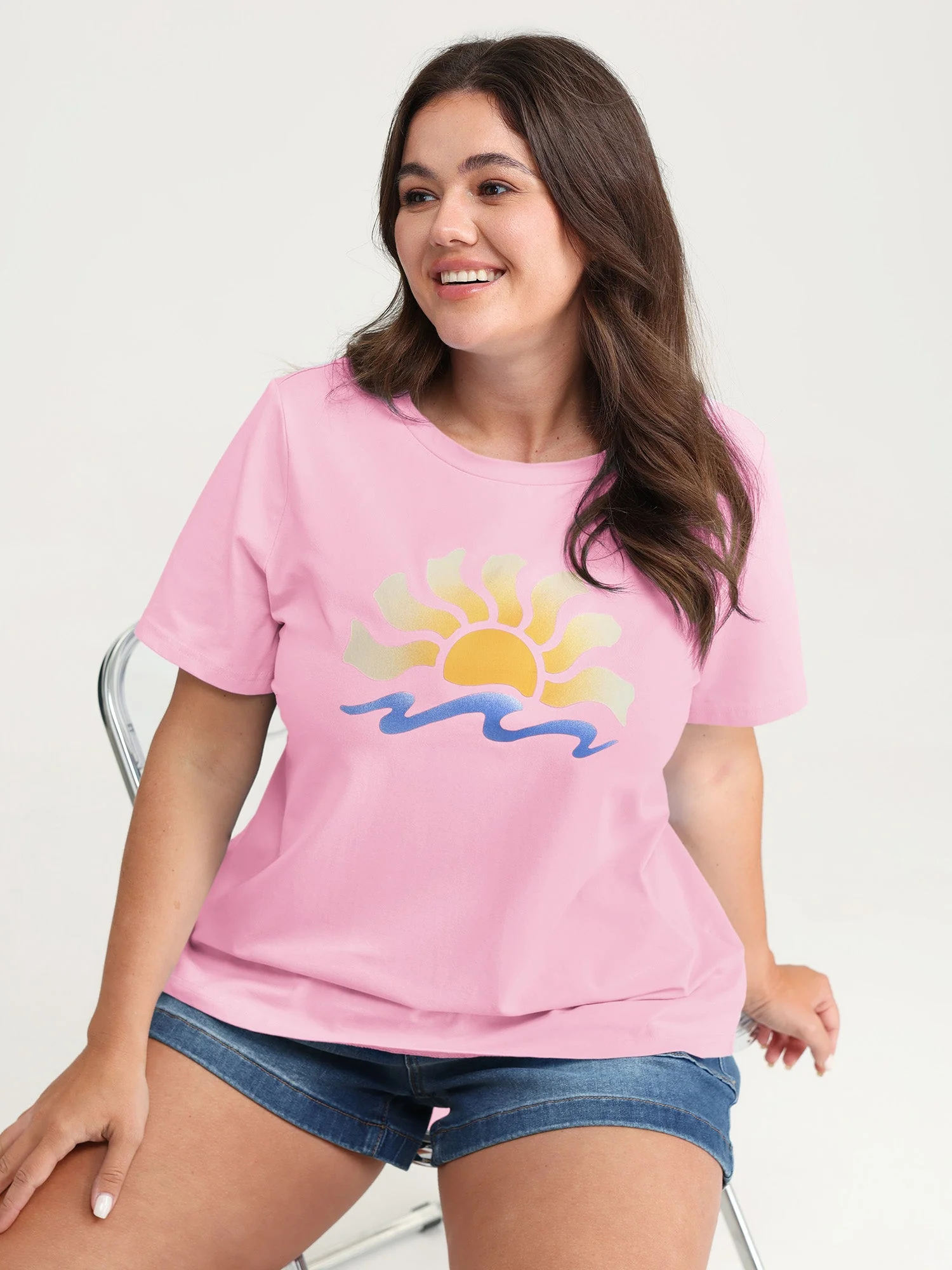 Cotton Sun Approved Crew Neck T-Shirt