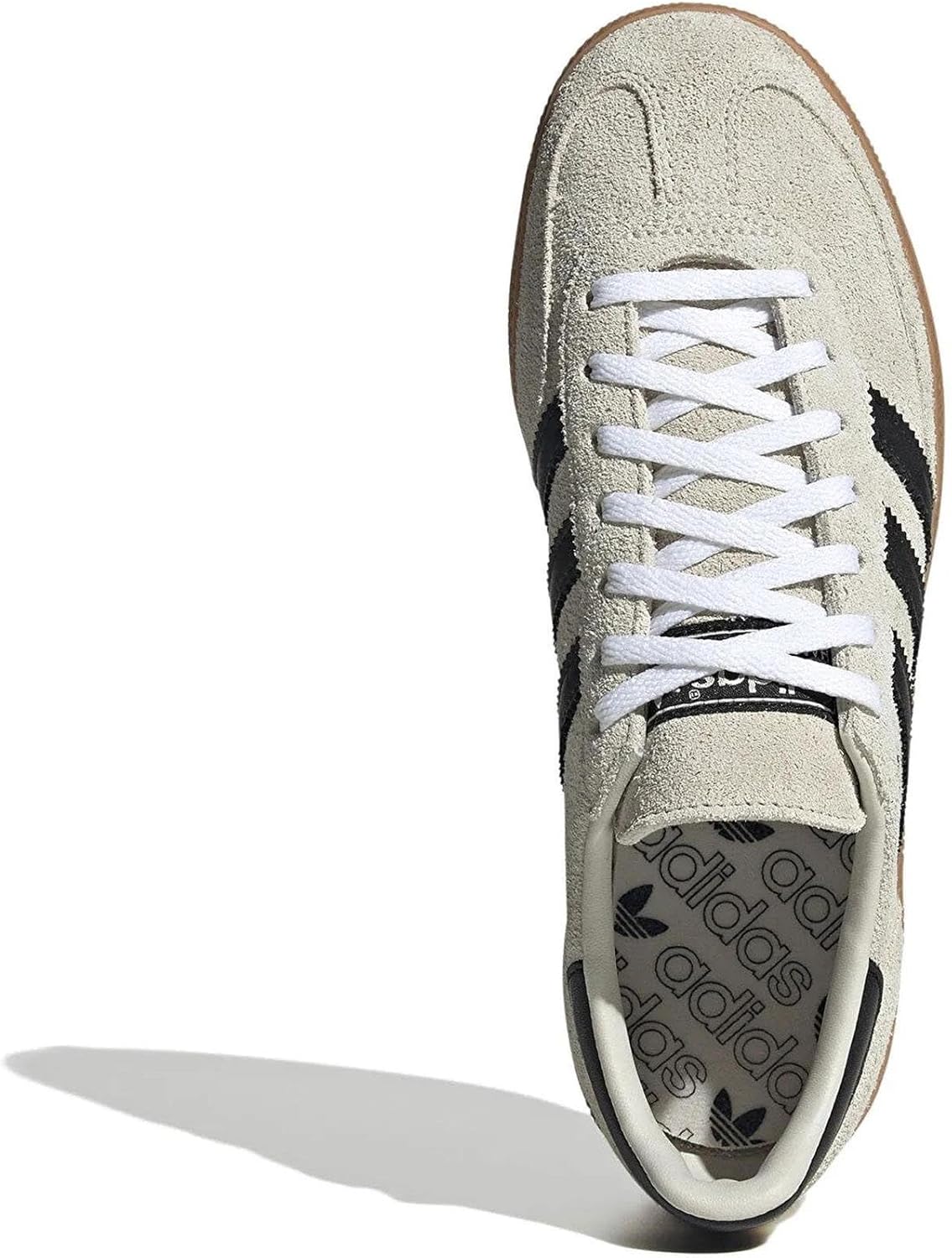 adidas Handball Spezial Womens Sneakers. Aluminium/Core Black/Cloud White, Size 9