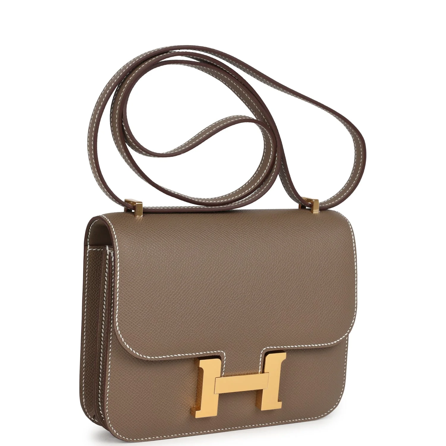 Hermes Constance Etoupe Epsom Gold Hardware