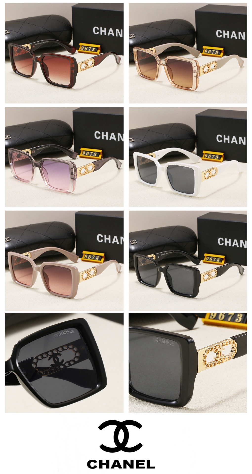 [TOP] CHANEL Sunglasses - 6 Color - 711 Luxury