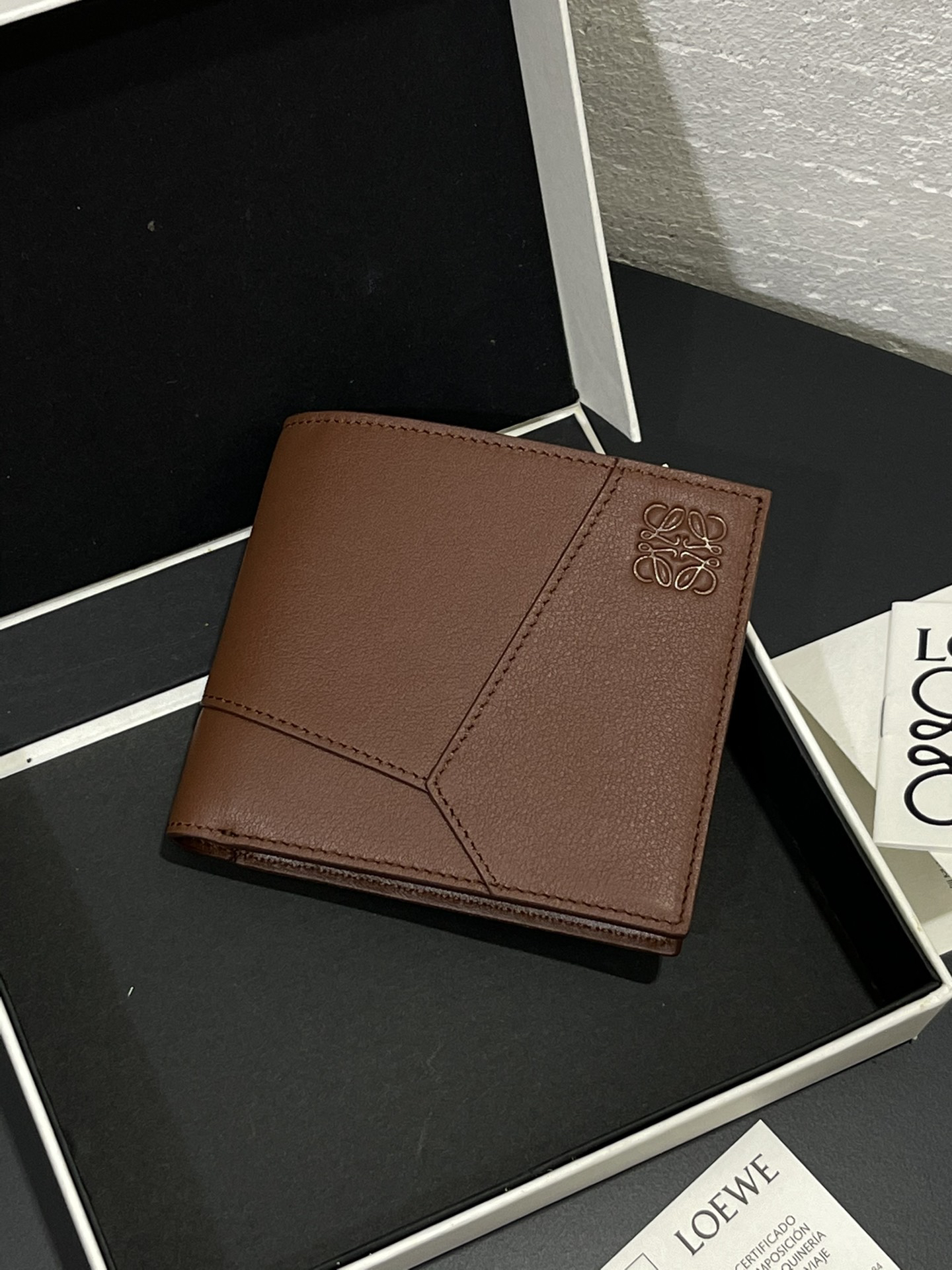 [TOP] LOEWE Wallet 11*10 cm - Brown - 711 Luxury