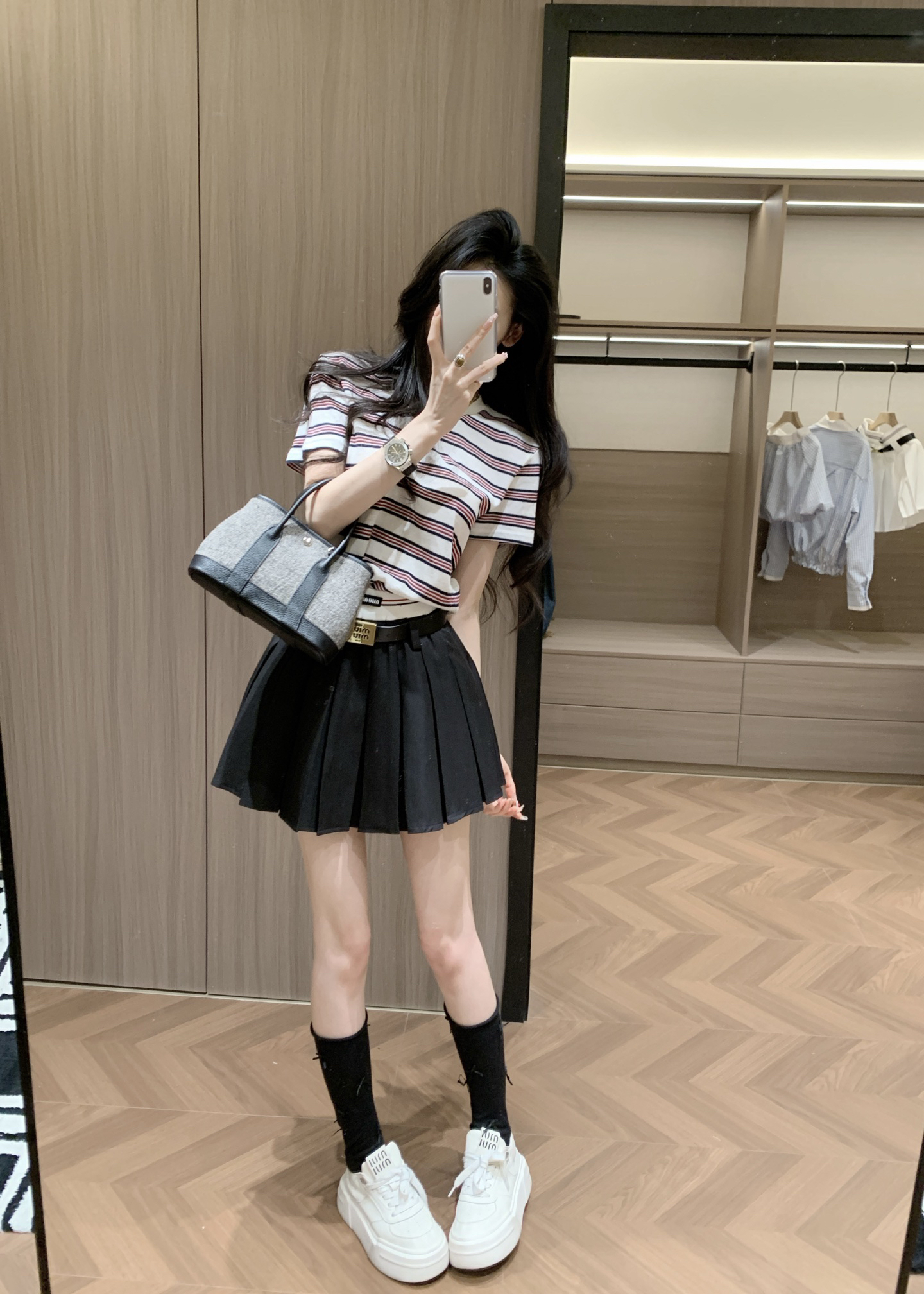 [TOP] Miu Miu  Skirt - Black