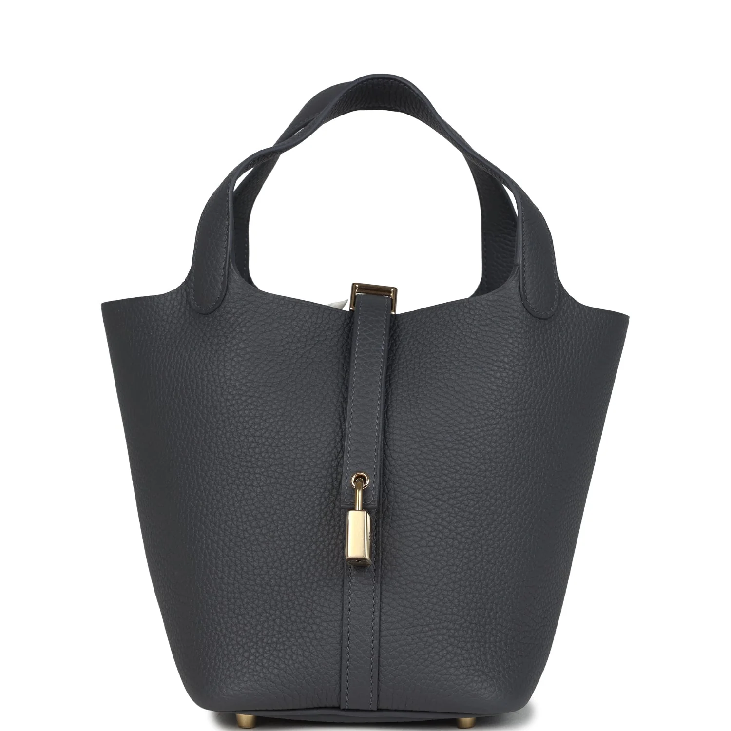 Hermes Picotin Lock  Ardoise Clemence Permabrass Hardware