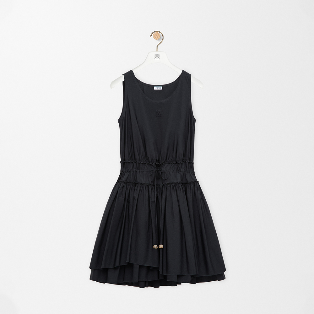 Loewe black Clothing LOEWE Dress in Cotton Black #390587 | Nigo Office