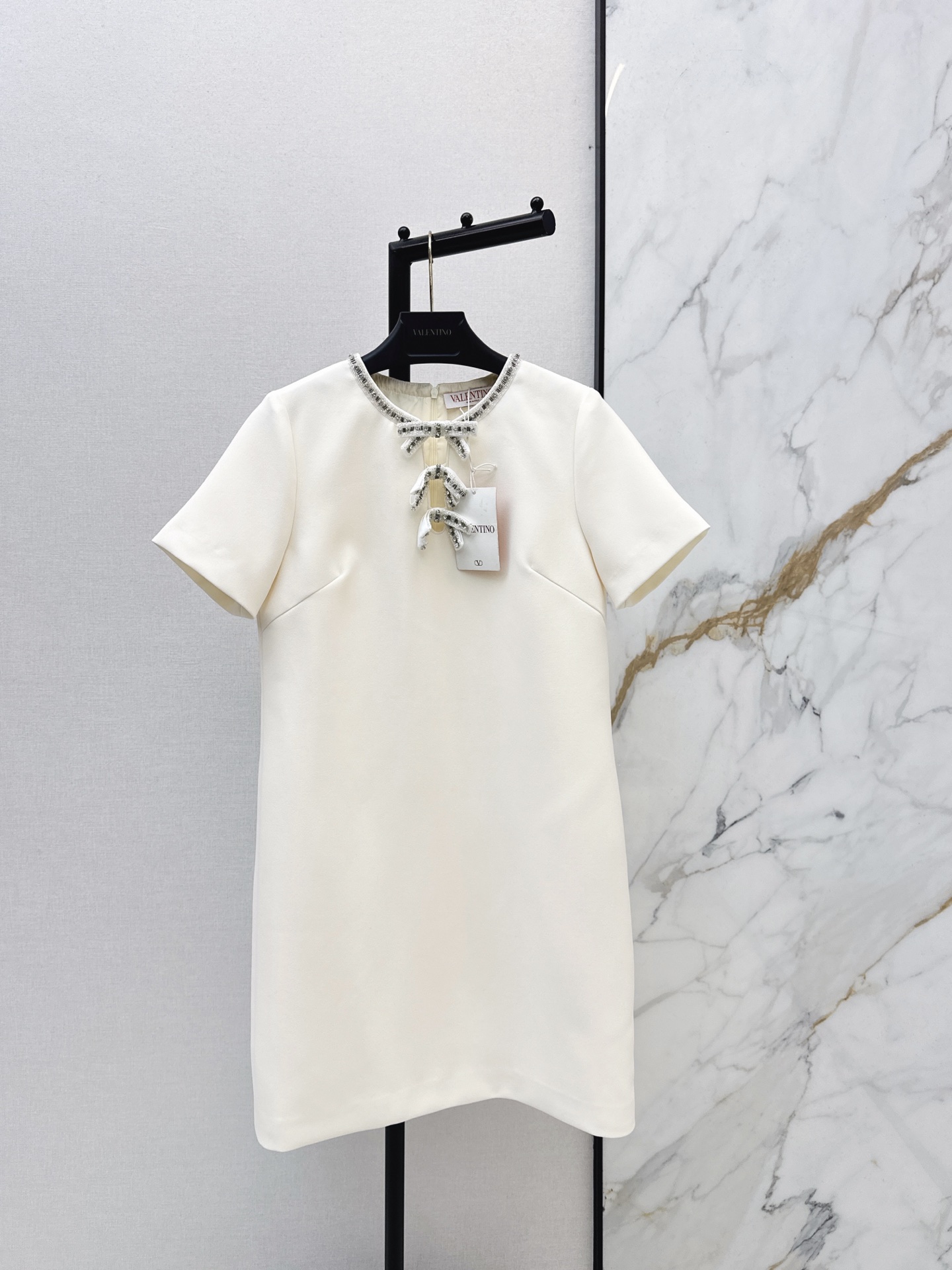 [TOP] VALENTINO Short-sleeved Dress - 2 Colors - 711 Luxury