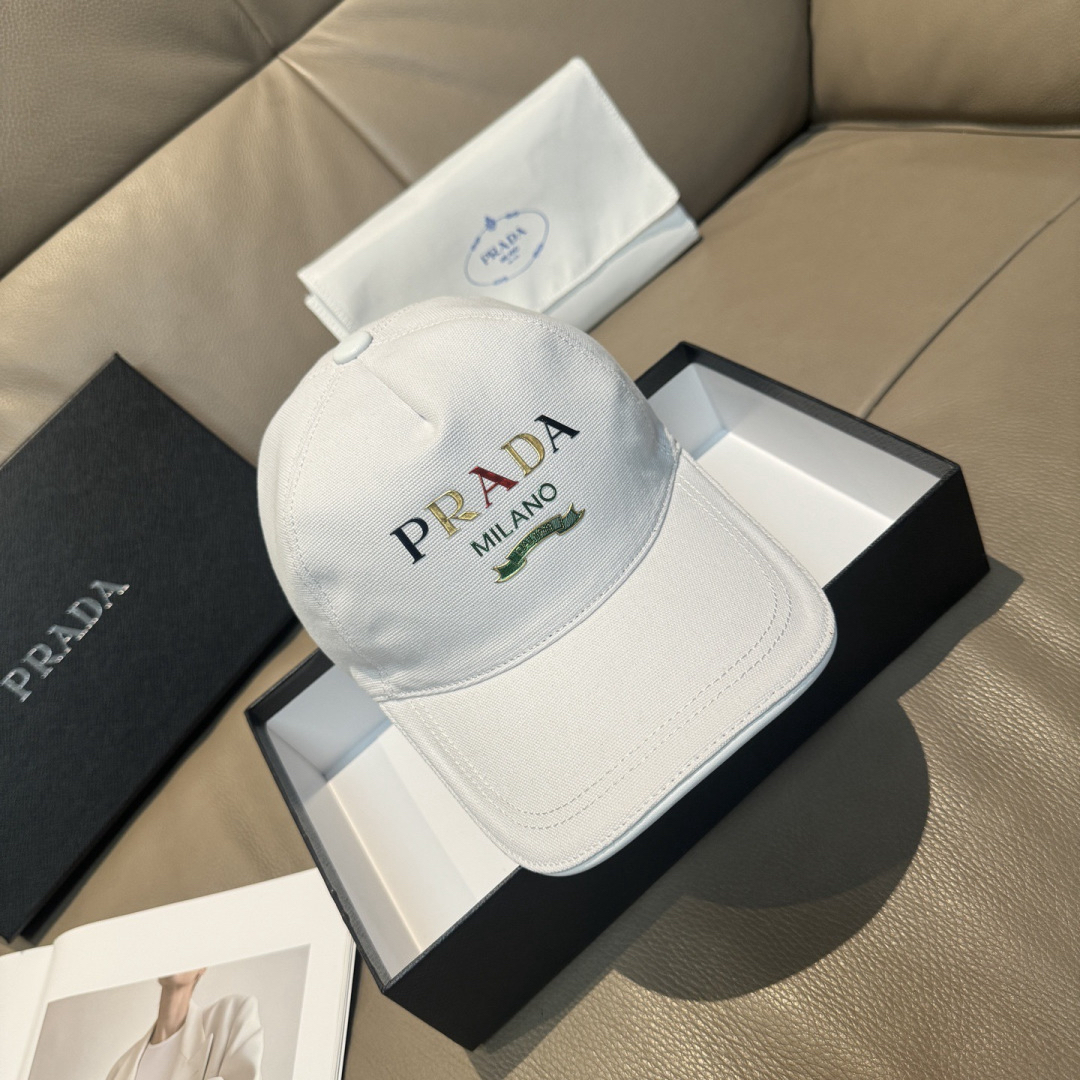 [TOP] PRADA Hat - White - 711 Luxury