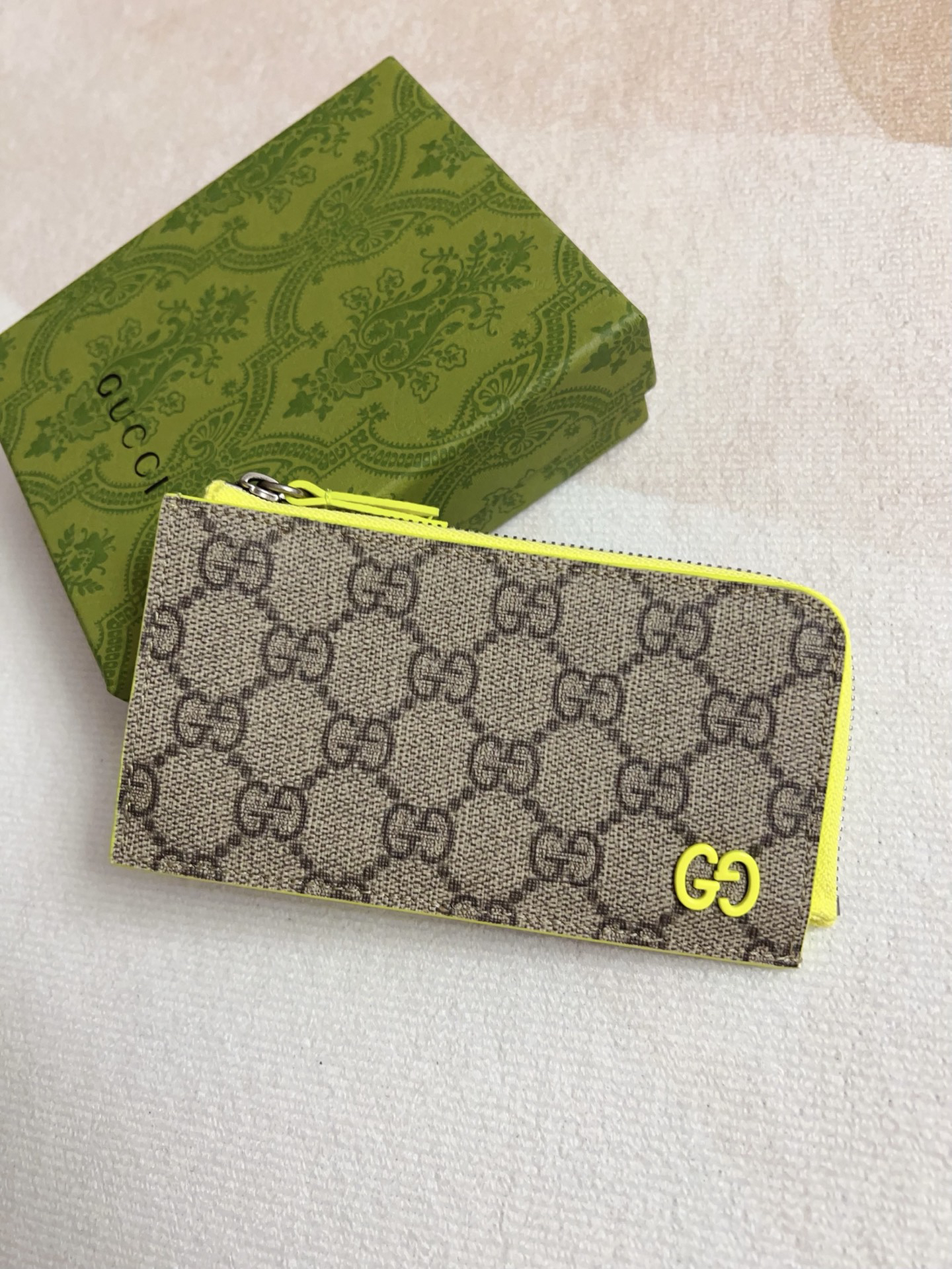 [TOP] GUCCI Wallet 13.5x 8cm - Green - 711 Luxury