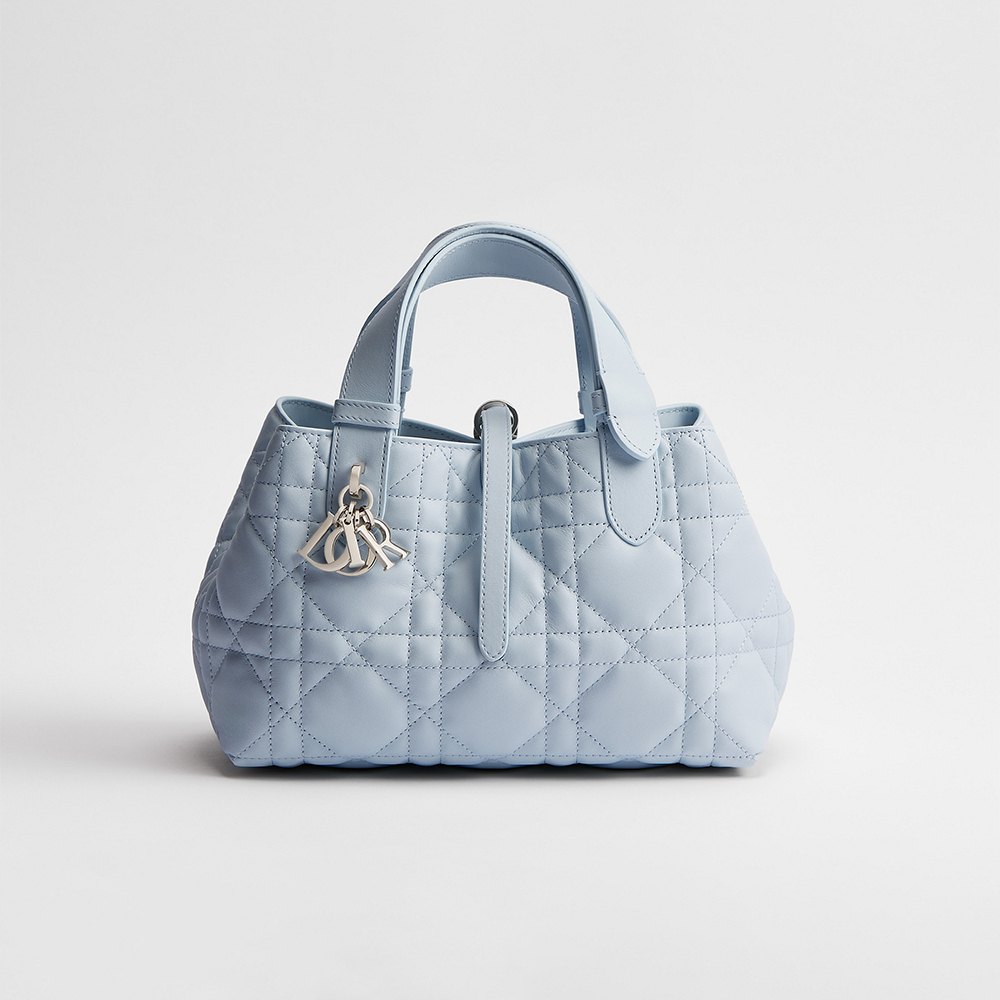 Dior blue Bag Dior Small Dior Toujours Bag Ice Blue Macrocannage Calfskin #379082 | Nigo Office