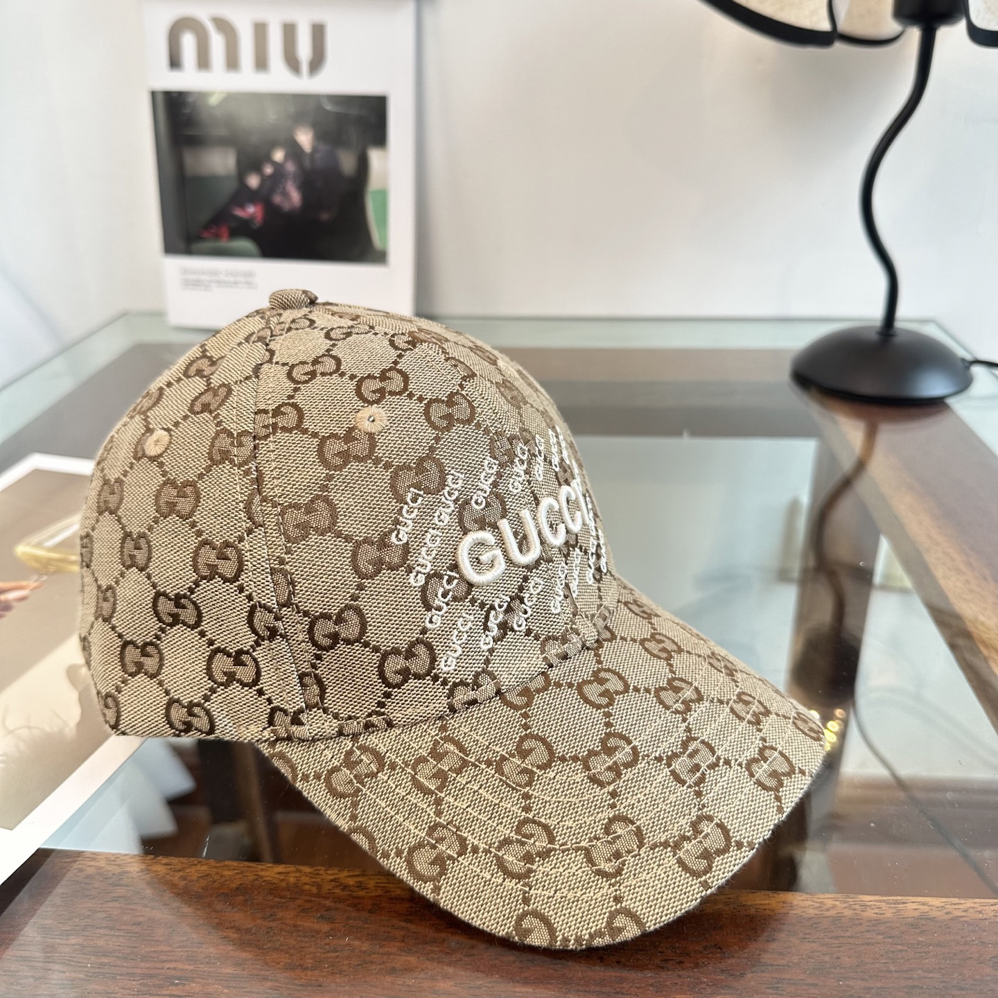 [TOP] GUCCI Baseball Hat - Brown - 711 Luxury
