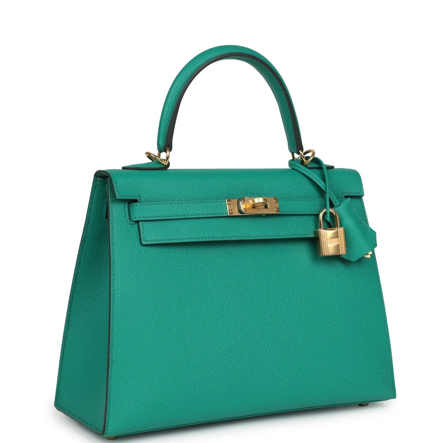 Hermes Kelly Sellier  Vert Jade Epsom Gold Hardware