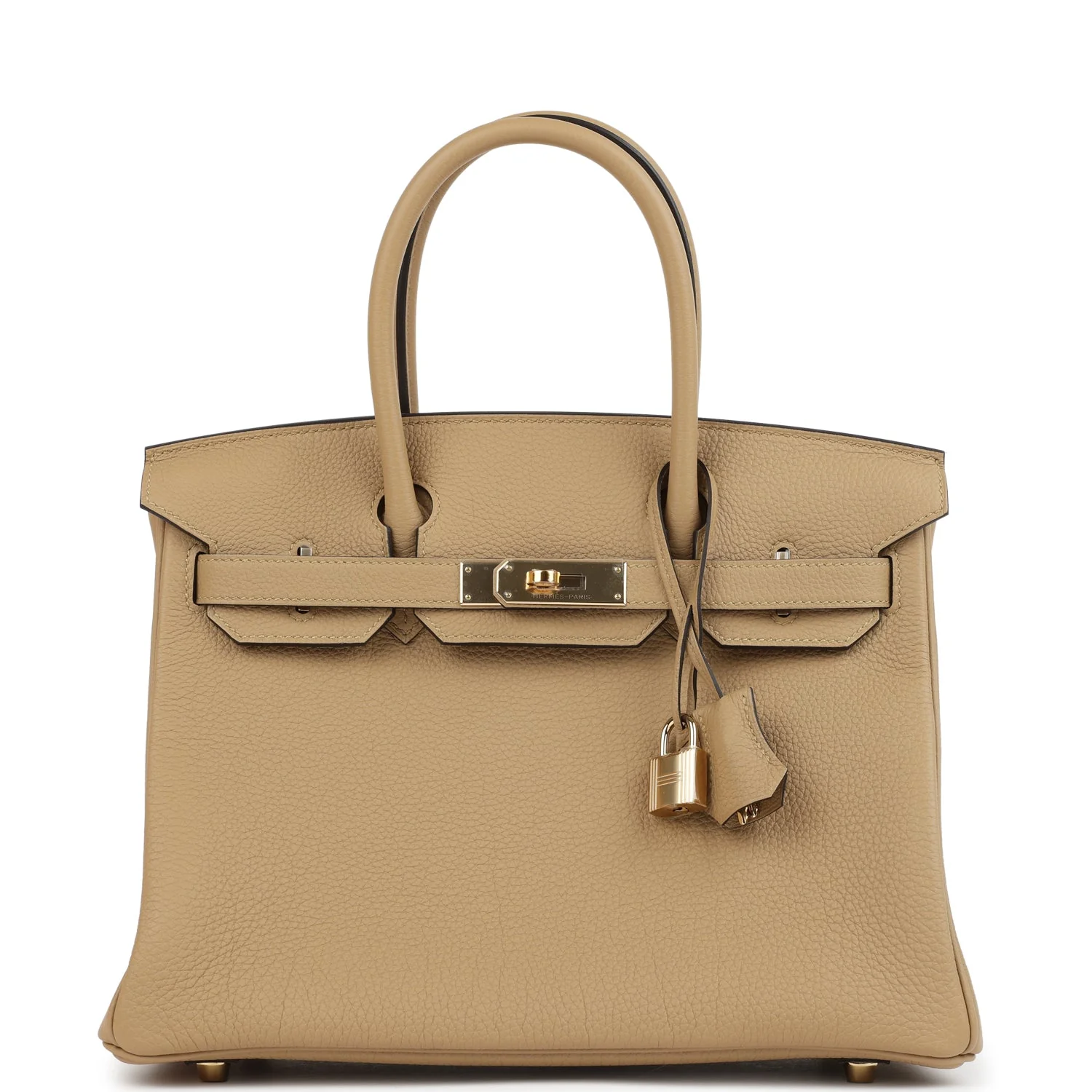 Hermes BirkinPoussiere Togo Permabrass Hardware