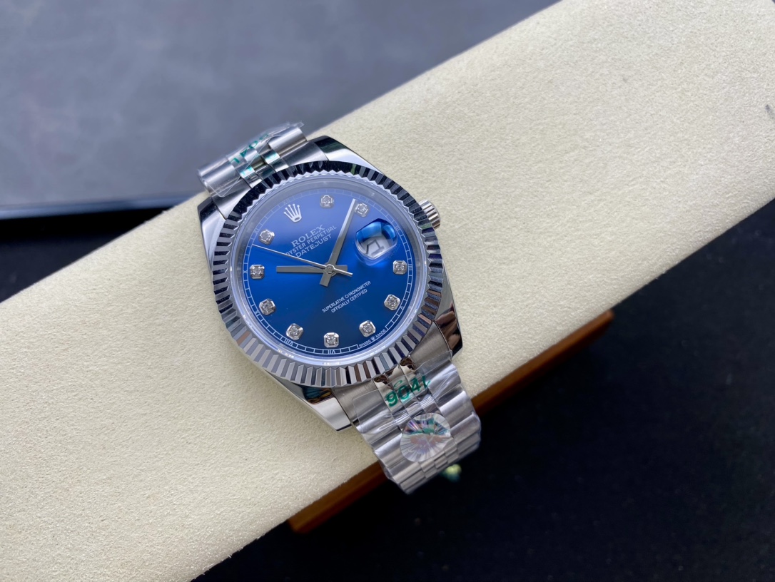 [TOP] ROLEX Men's Watch 41 mm - Blue