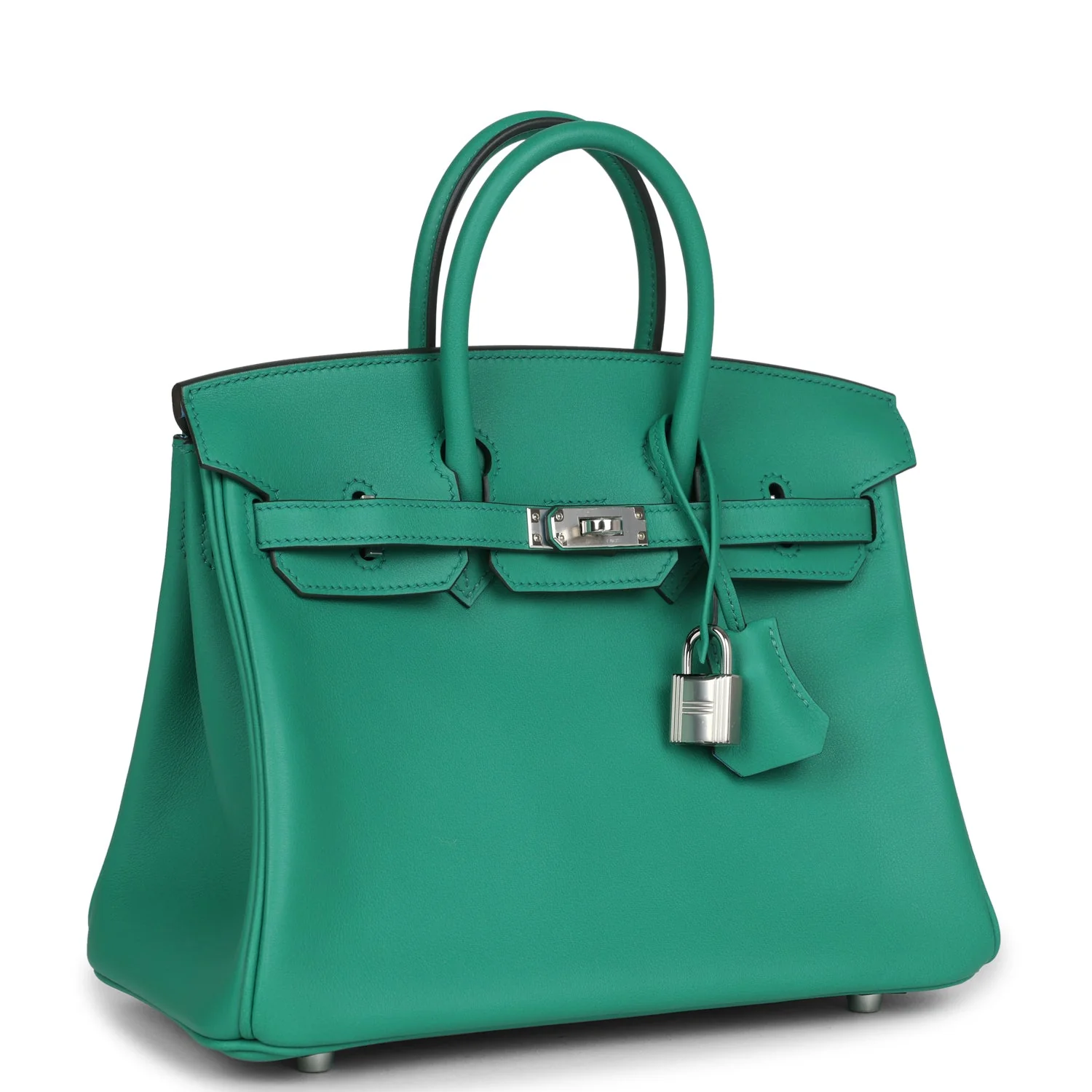 Hermes BirkinVert Vertigo Verso Swift Palladium Hardware