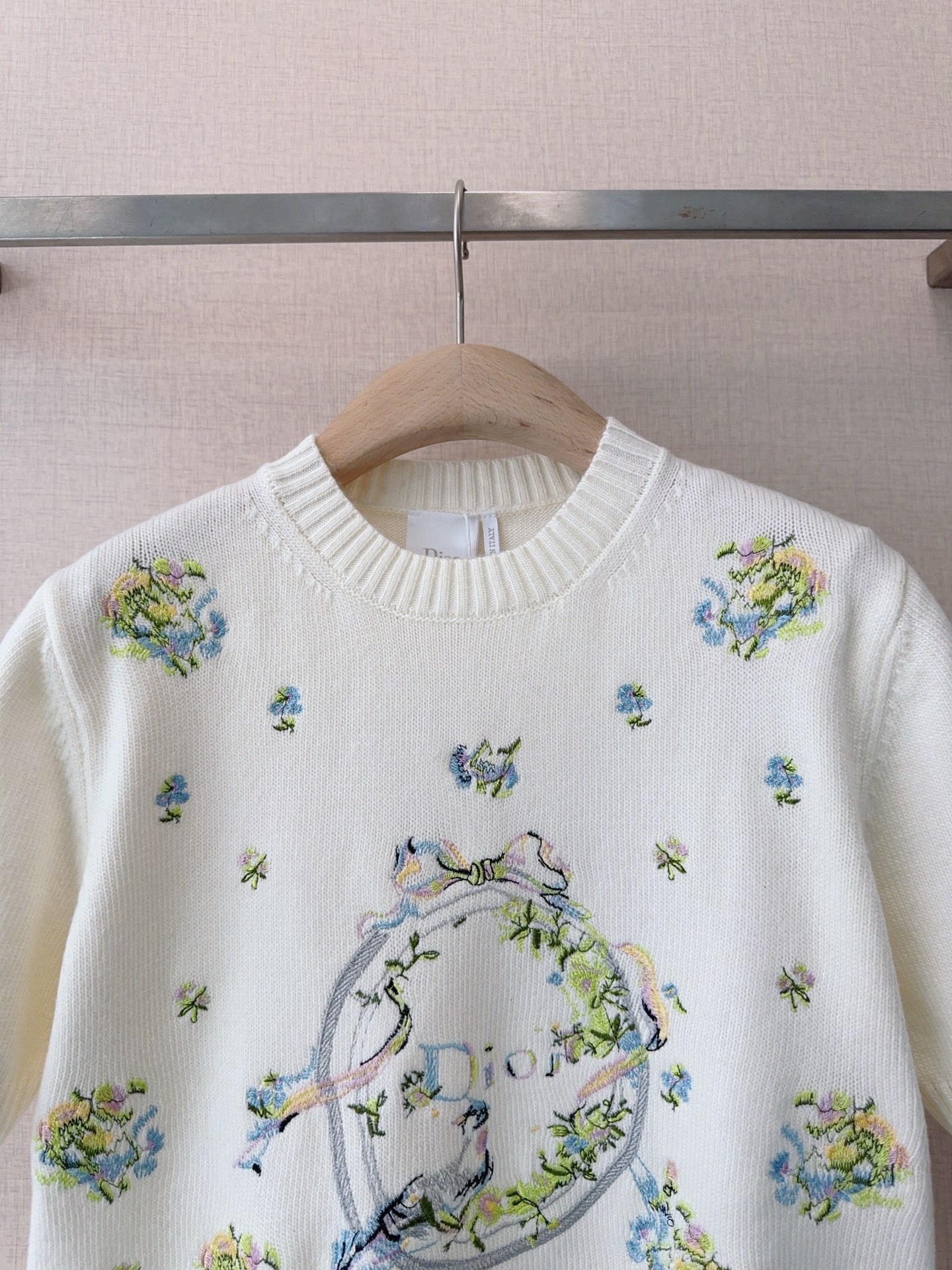 [TOP] Christian Dior Knit Top - White - 711 Luxury