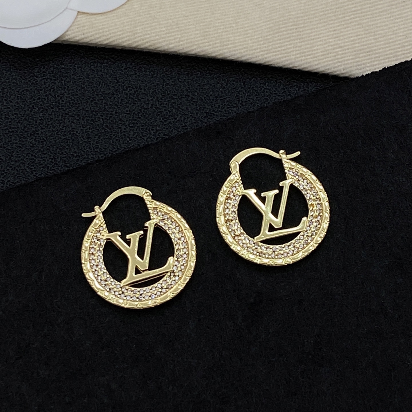 [TOP] Louis Vuitton LV Earrings - Gold - 711 Luxury
