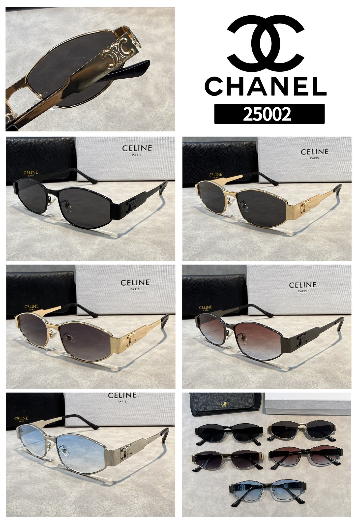 [TOP] CELINE Sunglasses - 5 Colors - 711 Luxury